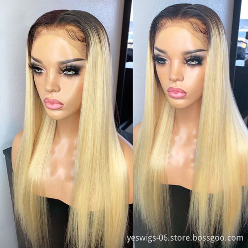 Cheap Blonde 613 Hd Full Transparent Lace Frontal Wig Raw Brazilian Human Hair Lace Front Wig Human Hair For Black Women Vendor